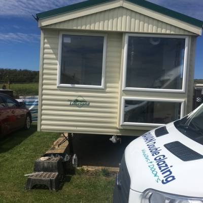 Static caravan glaxing services in England, Wales and up to the Scottish borders