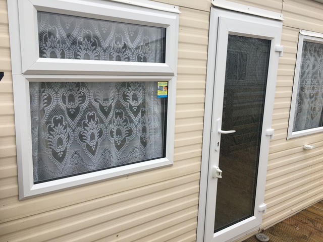 Static caravan window & door upgrade services in England, Wales and up to the Scottish borders